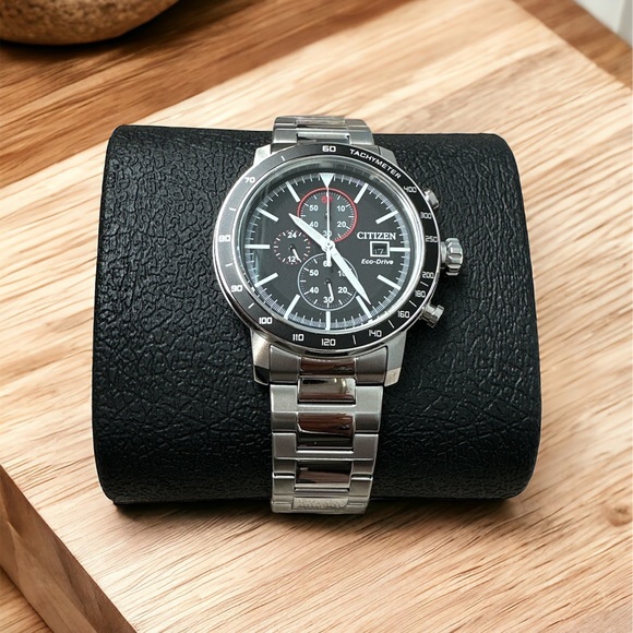Citizen B612-A107202 Eco-drive Solar Chronograph Wrist Watch